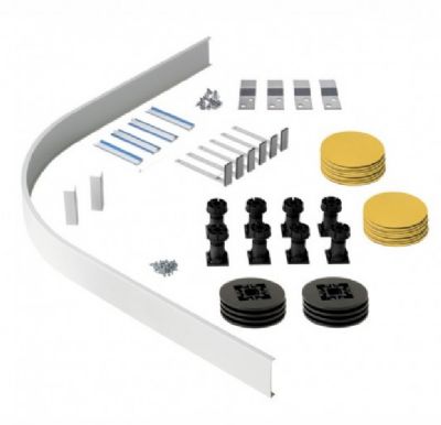 MX GROUP PANEL RISER PACK for QUADRANT & OFFSET QUADRANT SHOWER TRAYS (up to 1200mm), WDJ (DX)